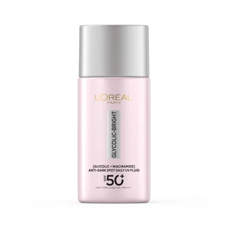L'Oreal Paris ลอรีอัล ปารีส ยูวี ฟลูอิด ไกลโคลิค-ไบรท์ แอนไท-ดาร์ก สปอต เดลี่ เอสพีเอฟ 50+ 50 มล.