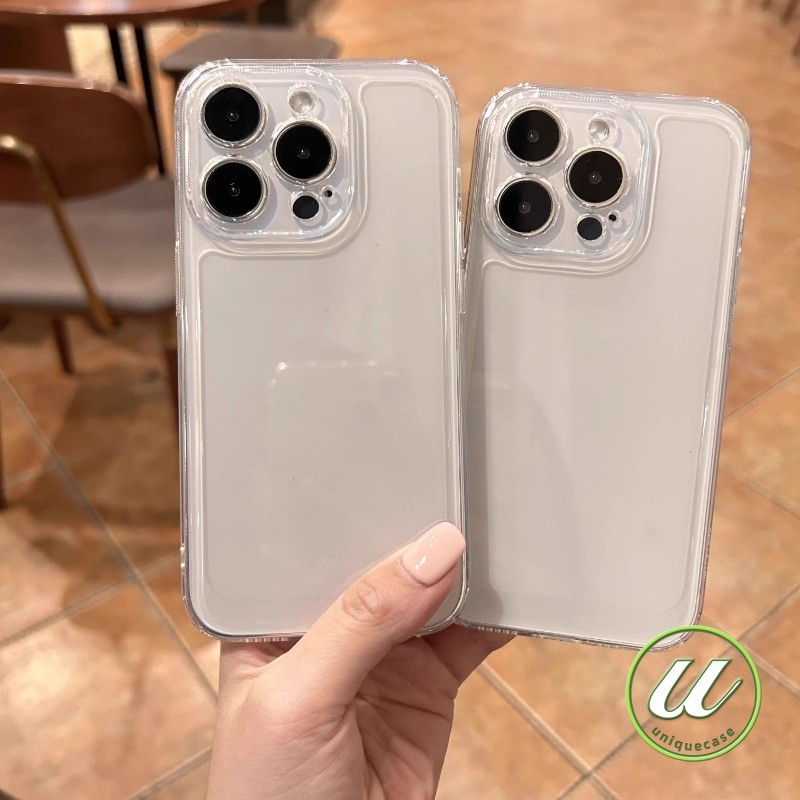 สีทึบ Color นุ่ม TPU โปร่งแสง เคส IPhone 11 12 15 13 14 Pro Max 8Plus 7Plus XR X 8 15 7 14 Plus XS Max SE 2020