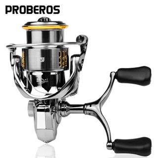 PROBEROS Full Metal Double Rocker Swivel Fishing Reel 6.2:1 Gear Ratio ตกปลา Reel 6 + 1BB 4-7KG ความต้านทานสูงสุดปลาคาร์พตกปลา REEL