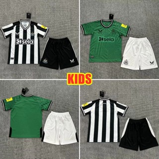 23/24 Newcastle United ชุดเสื้อฟุตบอล กางเกงขาสั้น สําหรับเด็ก