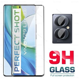 2in1 กระจกนิรภัยกันรอยหน้าจอกล้อง 9H สําหรับ Vivo V29 Lite VivoV29 Light Vovi V29Lite 5G 6.78 นิ้ว