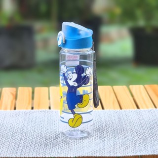 กระบอกน้ำ ขนาดพกพา ลาย mickey mouse 560 ml. ขวดน้ำ ลิขสิทธิ์แท้ แบรนด์ Super Lock รุ่น 5231