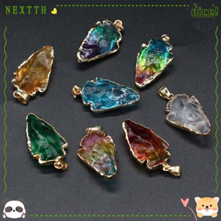 Nextth จี้หินคริสตัล 7 จักระ ขนาด 20x30 มม. สําหรับทําเครื่องประดับ สร้อยคอ DIY