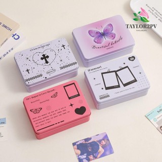 Taylor2pv กล่องเก็บโฟโต้การ์ด โลหะ สไตล์ Goo Card