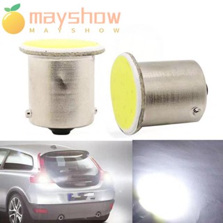 Mayshow หลอดไฟถอยหลัง LED 1156 COB 1156 1157 กันน้ํา กันฝุ่น อุปกรณ์เสริม สําหรับรถยนต์ 10 ชิ้น