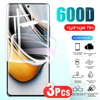 3Pcs 600D Hydrogel Film For Realme 11 Pro+ Realme11 Pro Plus Realmy Realmi 11Pro Realme11Pro 5G Clear Screen Protector Not Glass