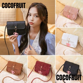 Cocofruit กระเป๋าถือ กระเป๋าสะพายไหล่ ทรงสี่เหลี่ยม ขนาดเล็ก แฟชั่นสําหรับสตรี