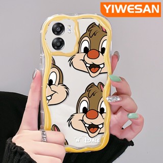 เคสโทรศัพท์มือถือ ซิลิโคนนุ่ม ใส กันกระแทก ลายการ์ตูนเดลน่ารัก สีครีม สําหรับ OPPO A57 2022 A77 2022 A57s A77E A77S