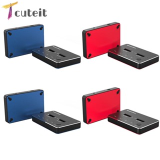 Tcuteit Blueendless เครื่องอ่านการ์ด USB 3.1 Dual Bracket Solid State Drive Base M.2 SATA NVME