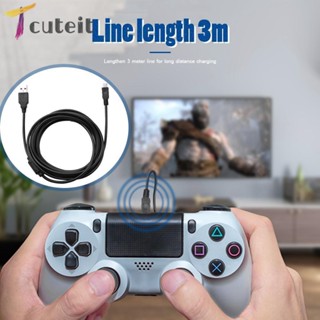 Tcuteit สายชาร์จ USB 3 ม. 9.8 ฟุต สําหรับ Sony Playstation PS3