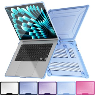 เคสแล็ปท็อป กันกระแทก พร้อมขาตั้ง สําหรับ MacBook Air 15 นิ้ว (M2,2023) A2941 Air 13 นิ้ว A1932 A2179 A2337 Pro 13 นิ้ว A1706 A1708 A1989 A2159 A2289 A2251 A2338