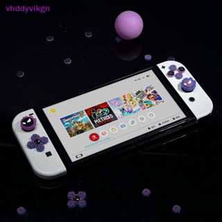 Vhdd ฝาครอบปุ่มกดหัวแม่มือ ซิลิโคนนิ่ม เรืองแสง สําหรับ Switch Oled NS Lite Joycon