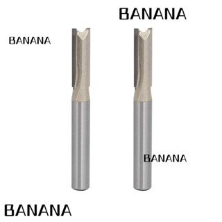 Banana1 ดอกสว่านเราเตอร์ ก้านคู่ คาร์ไบด์ 1/4*5/16 2 ชิ้น สําหรับงานไม้ 2 ชิ้น