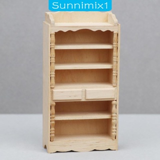 [Sunnimix1] ตู้ไม้จิ๋ว 1:12 สําหรับบ้านตุ๊กตา