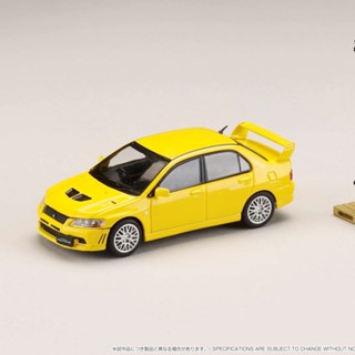 โมเดลรถยนต์ 1: 64 Mitsubishi evo7 Generation พร้อมเครื่องยนต์อัลลอย ของเล่นสําหรับเด็กผู้ชาย