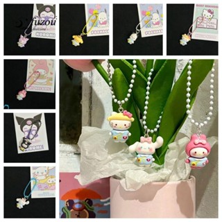 Fuzou พวงกุญแจ จี้เรซิ่น รูปแมว KT My Melody Pompom Purin Pachacco Cinnamoroll สําหรับแขวนตกแต่ง