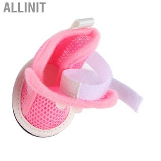 Allinit Puppy Shoes  Soft Breathable Dog Mesh Flexible Soles Lightweight for Summer Teddy