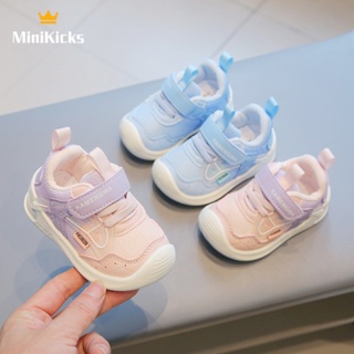 MiniKicks รองเท้าเด็ก ทันสมัย นุ่มสบาย ไม่ลื่นไถล รองรับการเคลื่อนไหวอย่างสมบูรณ์ สีสันสดใส 2023 NEW RXB23903JC 36Z230906