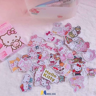 Kawaii Sanrio Kuromi Kt เด็กการ์ตูนสติกเกอร์ Graffiti สติกเกอร์กันน้ำ MOLISA