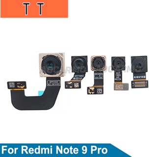 Aocarmo อะไหล่สายเคเบิ้ลเฟล็กซ์กล้องหน้า หลัง ขนาดใหญ่ แบบเปลี่ยน สําหรับ XiaoMi Redmi Note 9 Pro