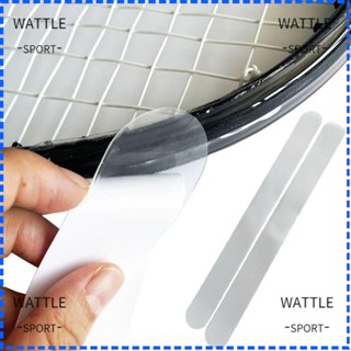 Wattle สติกเกอร์ไม้เทนนิส แบบใส ความยาว 37 ซม. ลดแรงกระแทก และแรงเสียดทาน 2 ชิ้น