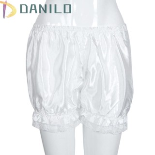 Danilo ชุดนอน กางเกงขาสั้น ผ้าลูกไม้ ยืดหยุ่น สีแคนดี้ สําหรับผู้หญิง