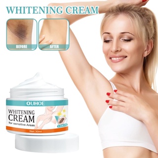 Hot Sale# OUHOE underarm skin cream fade underarm hand elbow joint melanin hydrating moisturizing skin brightening cream 8cc