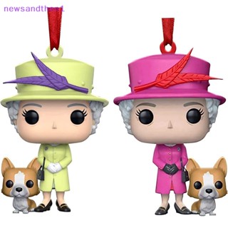 Newsandthen1 Queen Elizabeth II จี้แขวนตกแต่งต้นคริสต์มาส