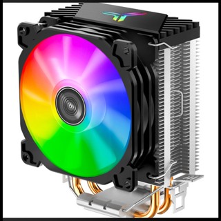 Zevaret CR1200 พัดลมระบายความร้อนฮีทซิงค์ CPU RGB 3Pin 2 ท่อความร้อน สําหรับ LGA