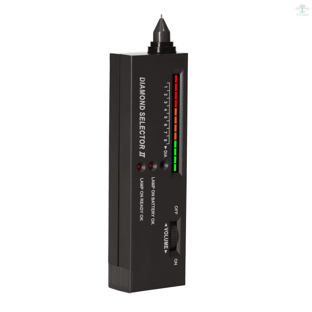 Diamond Tester Pen High Accuracy Diamond Selector Detector Gemstone Jewelry Testing Tool with Case f