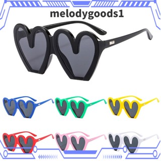 MELODYGOODS1 แว่นตากันแดด รูปหัวใจ สุดเท่ เหมาะกับวันฮาโลวีน สําหรับผู้หญิง