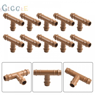 ⭐NEW ⭐Connectors 10 Pieces 17mm Brown Drip Irrigation For 1/2 Tube Heat Kits