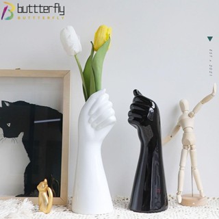 Buttterfly แจกันเซรามิคเรซิ่น รูปดอกไม้ สําหรับตกแต่งบ้าน