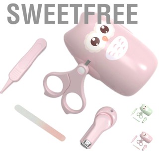 Sweetfree Baby Nail Care Set Manicure Pedicure Kit with Protective Case for Newborn Infant Toddler