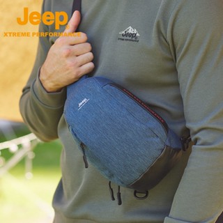 JEEP JEEP outdoor sports waist bag mens portable multi-functional sports shoulder bag running waist bag crossbody bag chest bag