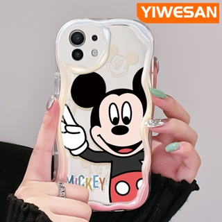 เคสโทรศัพท์มือถือ ซิลิโคนนิ่ม ใส ลายการ์ตูนมิกกี้เมาส์น่ารัก สีสันสดใส สําหรับ Xiaomi 12T Pro 11 Lite 5G NE 12 Lite