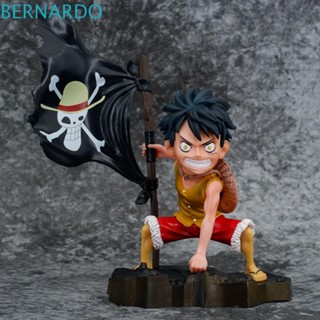 Bernardo ตุ๊กตาฟิกเกอร์ รูป Luffy Luffy Monkey D Luffy เครื่องประดับ ของขวัญ สําหรับเด็ก