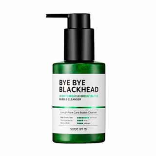 [Ready Stock] SOMEBYMI Some By Mi Bye Bye Blackhead 30Days Miracle Green Tea  Bubble Cleanser 120g