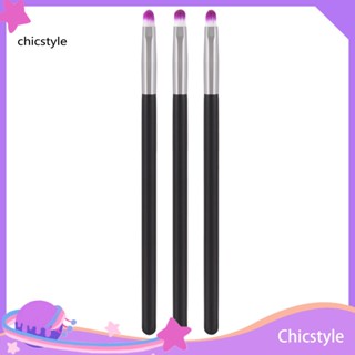 Chicstyle ชุดแปรงเขียนคิ้ว ลิปสติก ทําความสะอาดง่าย 3 ชิ้น