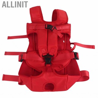 Allinit Pet Front Backpack Hands Free Adjust Dog Carrier For Red HG