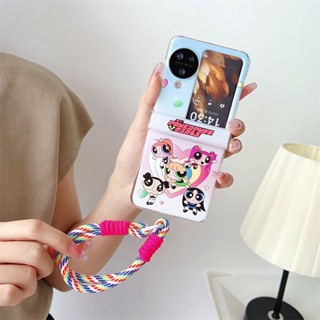 เคสโทรศัพท์มือถือ ฝาพับ กันกระแทก ลาย Powerpuff Girls สร้างสรรค์ สําหรับ OPPO Find N2 Flip OPPO Find N3 Flip 5