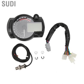 Sudi Motorcycle Instrument Motorbike Speedometer 12V for Cars RVs