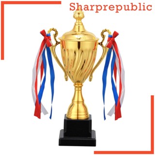 [Sharprepublic] ถ้วยรางวัล สีทอง สําหรับเล่นกีฬา แข่งขัน