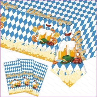 Cwc ผ้าปูโต๊ะ ลาย The Munich Oktoberfest ขนาด 137x274 ซม. สําหรับตกแต่งปาร์ตี้