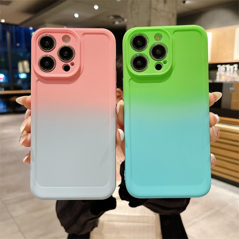 เคส Samsung Galaxy Note 20 Ultra 10 Plus 9 8 Note 10 Lite เคสโทรศัพท์ ไล่ระดับสี กันกระแทก ซิลิโคนนิ่ม