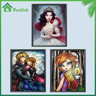 【Doub X ✮】ภาพวาดปักเพชร ทรงกลม ลายดิสนีย์แลนด์ 5D DIY สําหรับตกแต่งบ้าน ✮