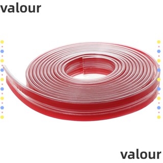 Valour แถบป้องกันมุม PVC ใส รูปตัว L 4 ตัว ดูดซับแรงกระแทก 0.4 นิ้ว x 9.9 ฟุต