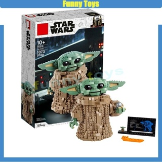 ของเล่นตัวต่อเลโก้ Star Wars series Baby Yoda เสริมการเรียนรู้ สําหรับเด็ก และผู้ใหญ่