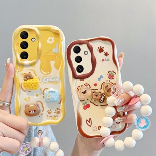 เคส Samsung A31 เคสน่ารัก ขอบครีม โทรศัพท์ สามมิติ ฟิกเกอร์ตุ๊กตา เคสนิ่ม เคสเต็ม NYGZ