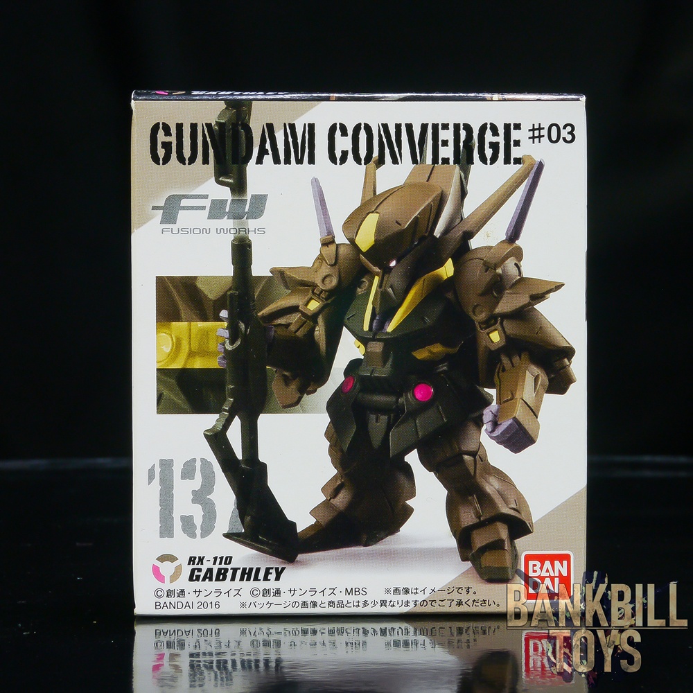 กันดั้ม Bandai Candy Toy FW Gundam Converge #03 No.137 RX-110 Gabthley